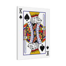 Load image into Gallery viewer, King Doodle Playing Card Canvas