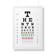 Load image into Gallery viewer, Eye Chart: The Wolf of Wall Street