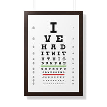 Load image into Gallery viewer, Eye Chart: Dumb and Dumber