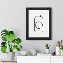Load image into Gallery viewer, Beer Can Single Line Art Print