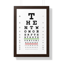 Load image into Gallery viewer, Eye Chart: The Wolf of Wall Street