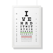 Load image into Gallery viewer, Eye Chart: Dumb and Dumber