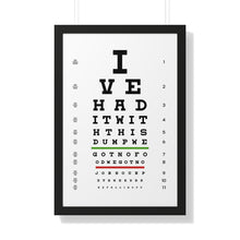 Load image into Gallery viewer, Eye Chart: Dumb and Dumber