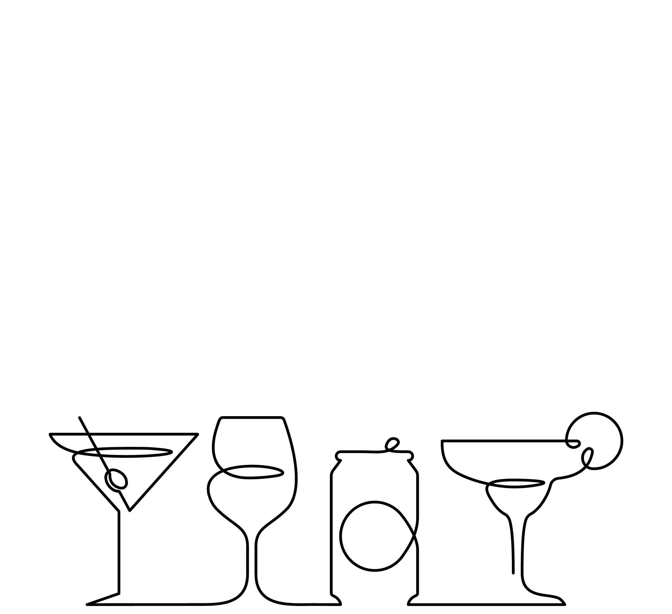 Cocktail Line Art – Jess Made That