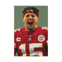 Load image into Gallery viewer, Mahomes Pixel Portrait
