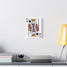 Load image into Gallery viewer, King Doodle Playing Card Canvas
