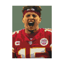 Load image into Gallery viewer, Mahomes Pixel Portrait
